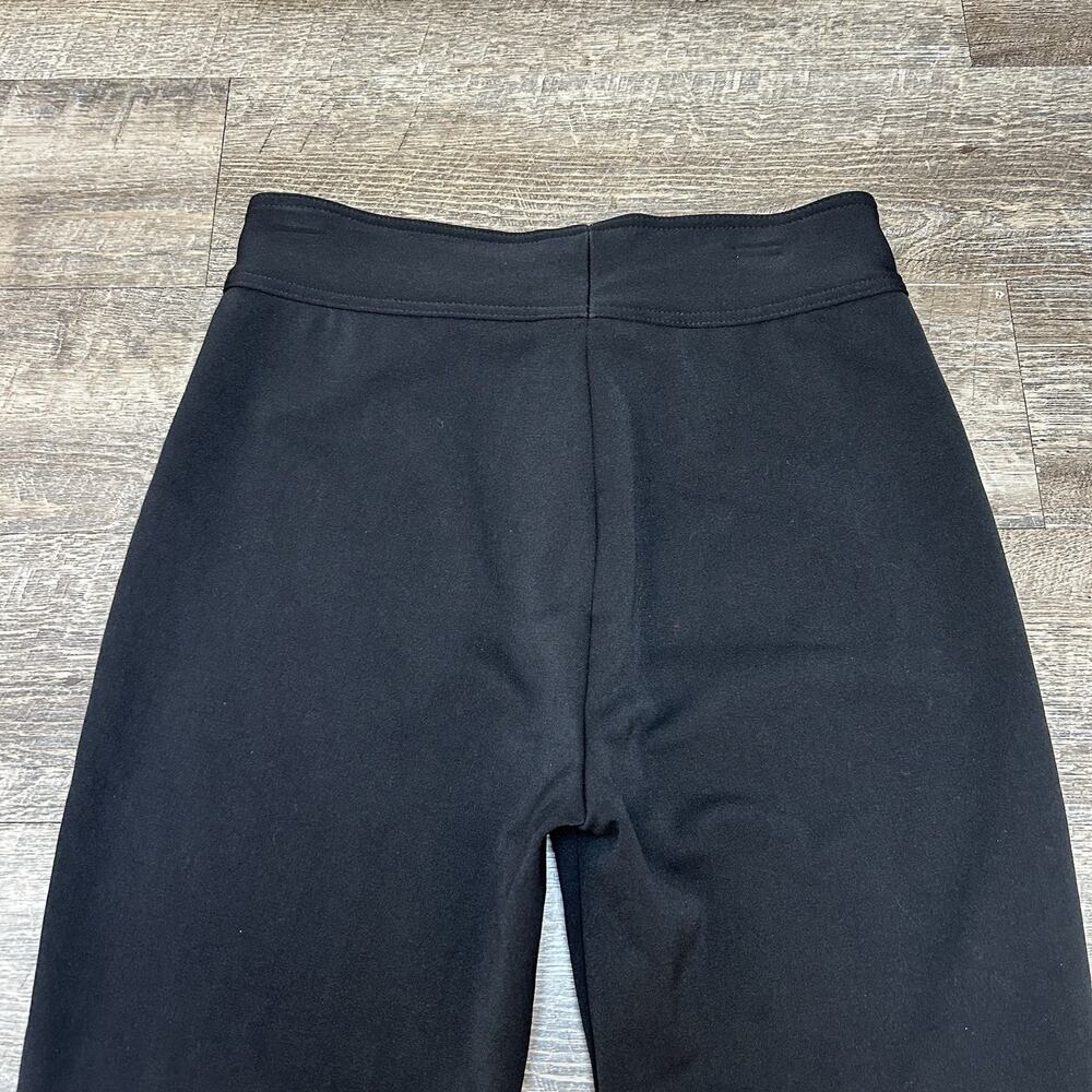 Women’s Black Edelweiss Ski Pants Wool Blend High-Waisted Stirrup Heel - Picture 4 of 9
